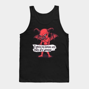 Demons Winning the Fight Tank Top